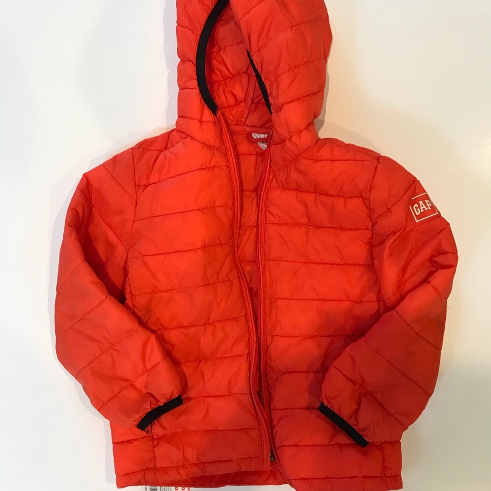 Gap lightweight full zip bubble jacket